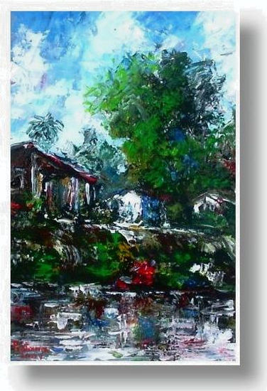 Orilla No. 15 Acrylic Canvas Landscaping