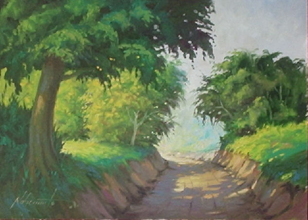 Caminho Oil Canvas Landscaping