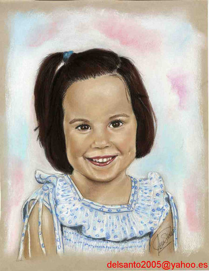 Belén Pastel Paper Portrait