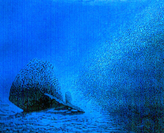 Movimiento 22- Fin Óleo Lienzo Marina
