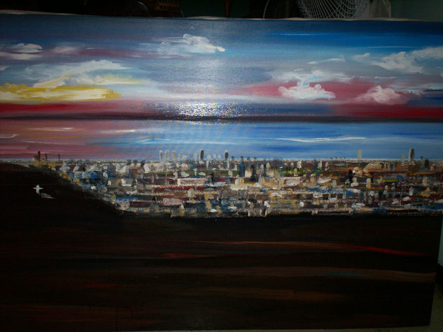 Barcelona Oil Canvas Landscaping