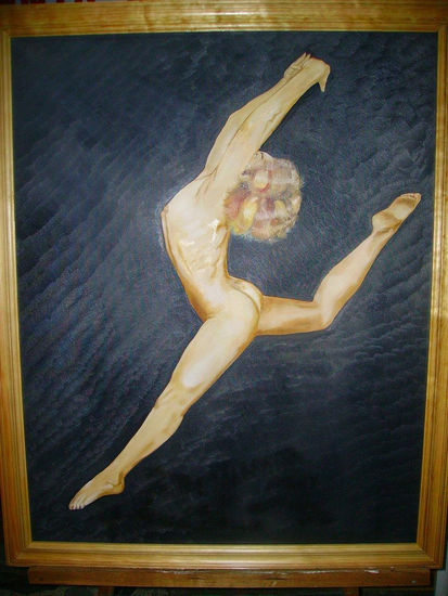 EN MOVIMIENTO Oil Canvas Nude Paintings