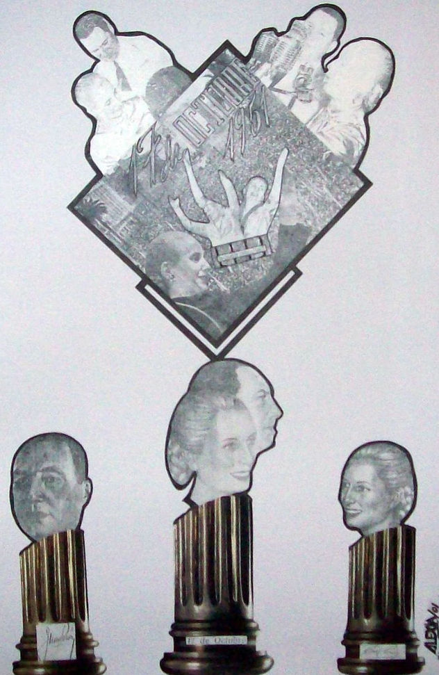 LOS PILARES DE LA LEALTAD/17 DE OCTUBRE DE 1951.(HOMENAJE A J.D.PERÓN-PRESIDENTE DE LOS ARGENTINOS)
