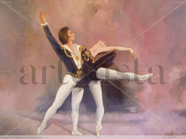 Pas de deux Oil Canvas Landscaping