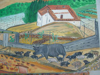 Cerdos en el campo...