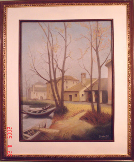 Paisaje 1 Pastel Papel