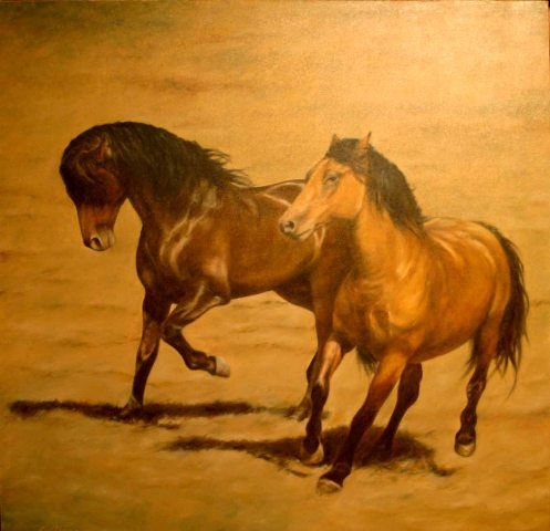 CORTEJO Oil Canvas Animals