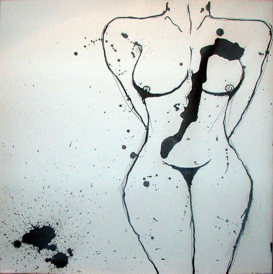 Acabaramos Ink Canvas Nude Paintings