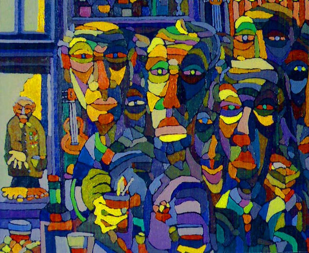 Movimiento  -46 -Bar Polo Oil Canvas Others
