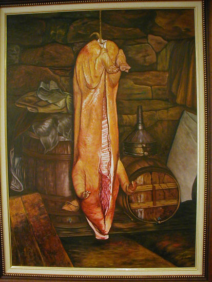 La matanza Oil Canvas