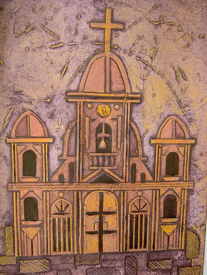 CATEDRAL Collagraphy