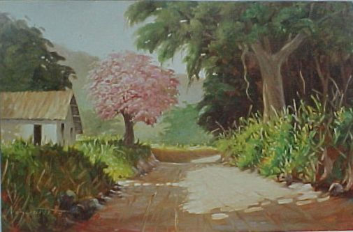 Paisagem  I Oil Canvas Landscaping