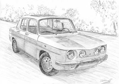 Renault 8 Pencil