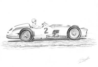 Juan Manuel Fangio Pencil