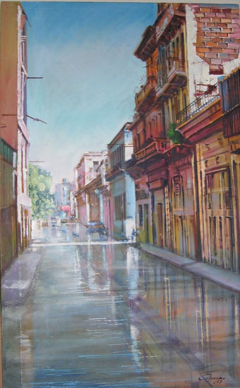 Despues de la lluvia Oil Canvas Landscaping