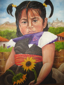 Niña chiapaneca