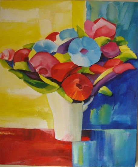 coleccion flores 2007 Oil Canvas Floral Painting