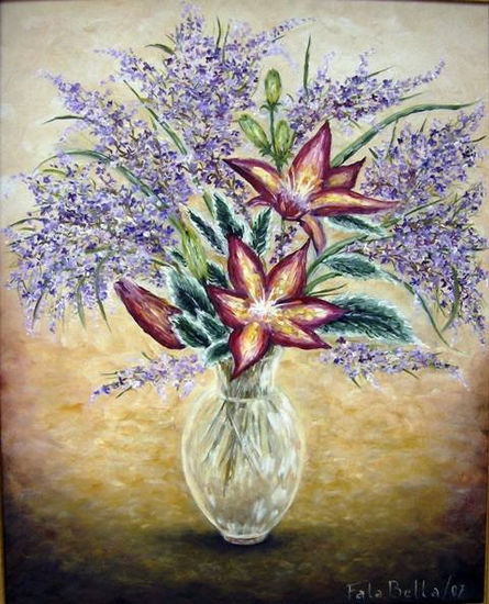 Flores Oil Canvas Floral Painting