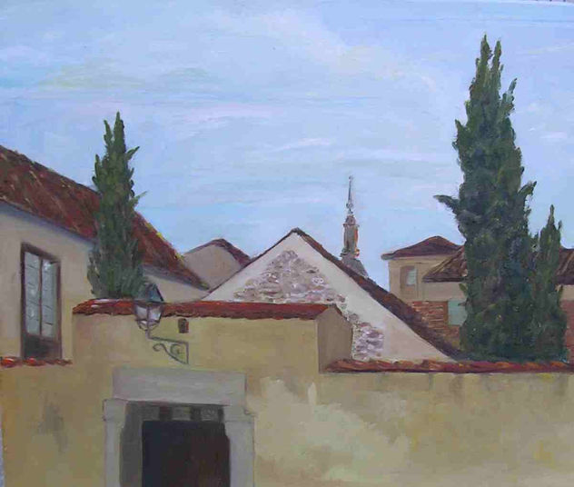 casas y cipreses Segovia