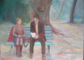 lectura en el parque