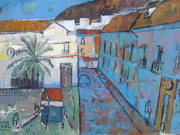 Paisaje Urbano Acrylic Canvas Landscaping