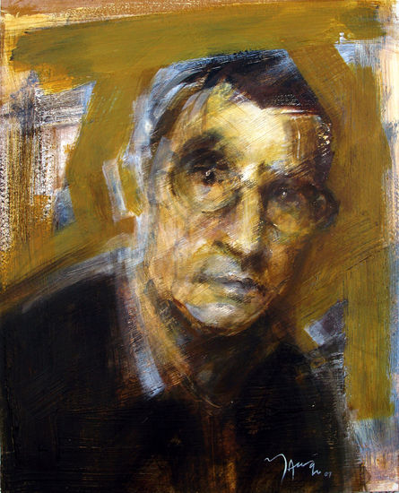 YAWAR - ALBERTO RUIZ Acrylic Panel Portrait