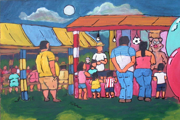 la feria Oil Canvas Landscaping