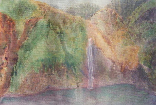 La Cascada. Watercolour Paper Landscaping