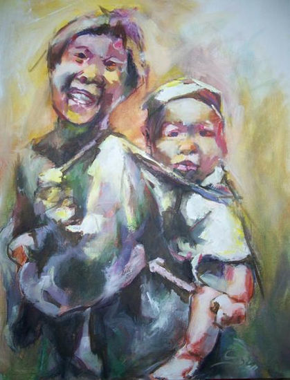 Infancia en China Oil Canvas Landscaping