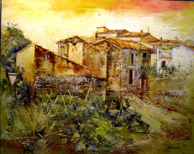 hort del barber Oil Canvas Landscaping