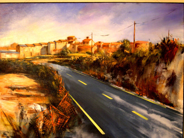 casserres , carretera Oil Canvas Landscaping