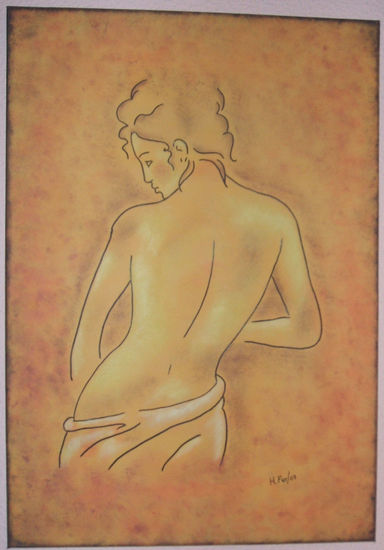 Mujer Acrylic Canvas Figure Painting