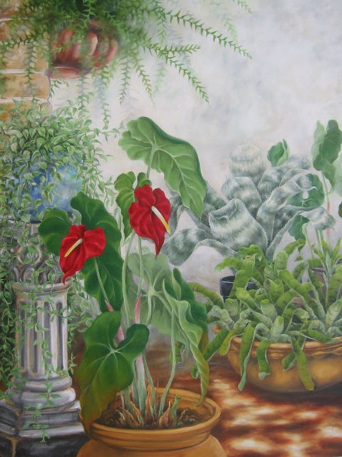 jardin de anturios