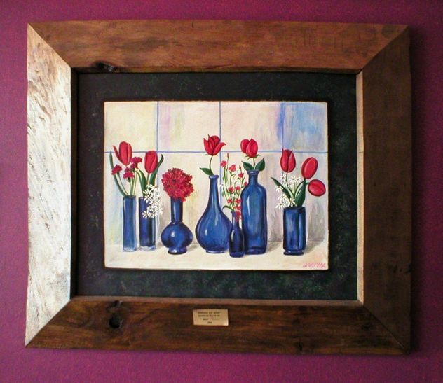 De la "Cobalt Collection" de la Artista Carol Rowar.
