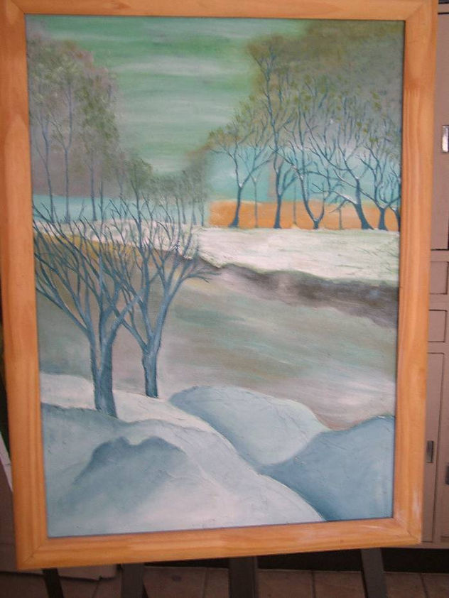 Paisaje con arboles.