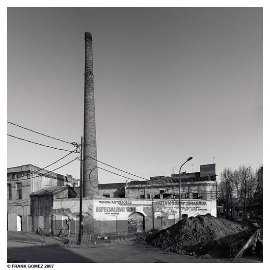 Chimenea Architecture and Interiorism Black and White (Digital)