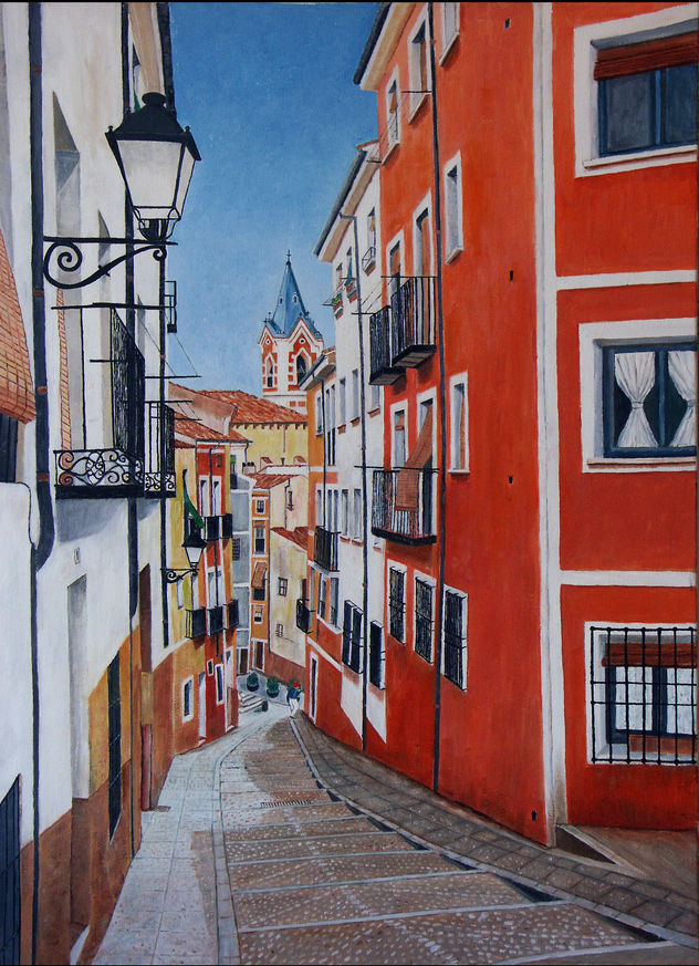 Calle de Federico Muelas, en Cuenca