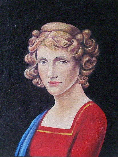 RETRATO DE MUJER Oil Canvas Portrait