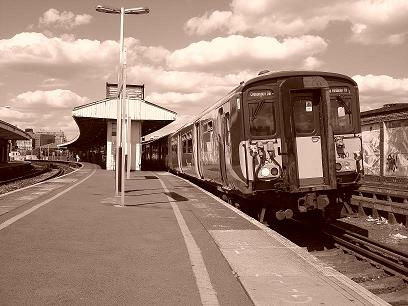 London National Rail Architecture and Interiorism Black and White (Digital)