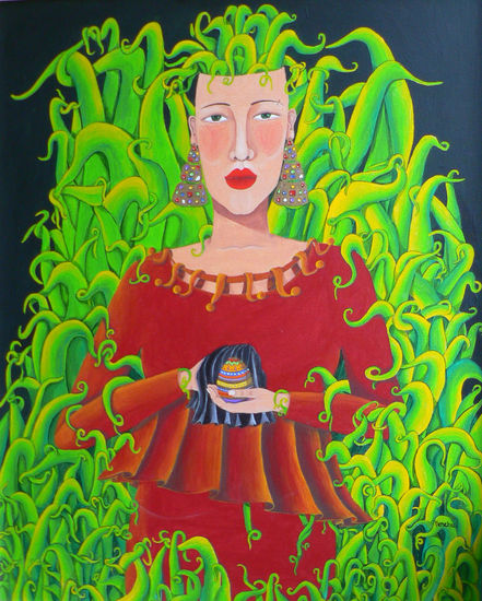 simbiosis Oil Canvas Figure Painting