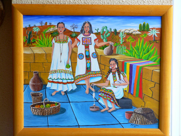 mexicanas Oil Canvas Landscaping