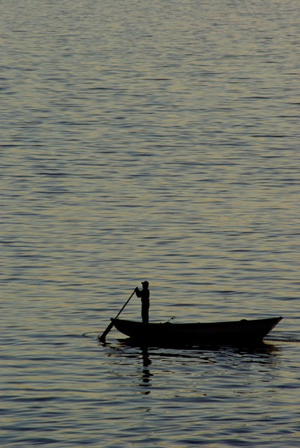 Sobre el lago titicaca