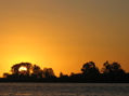 calor al atardecer