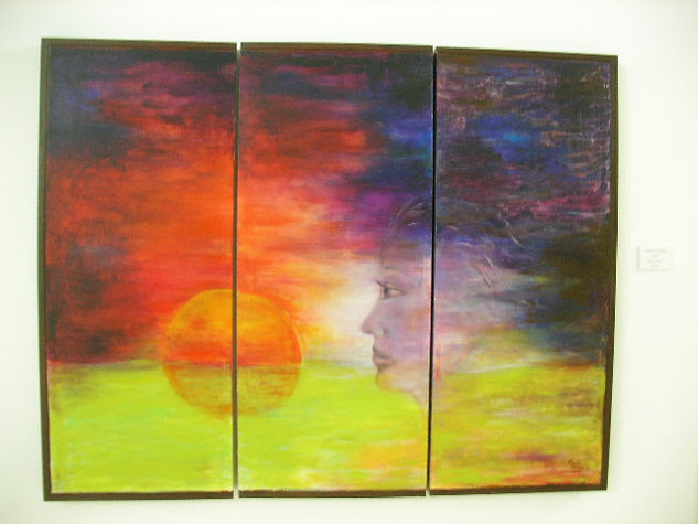 amanecer de la esperanza Oil Panel Landscaping