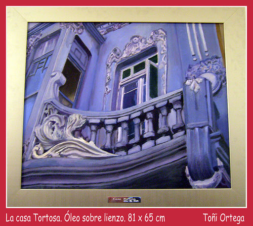 La Casa Tortosa Oil Canvas Landscaping