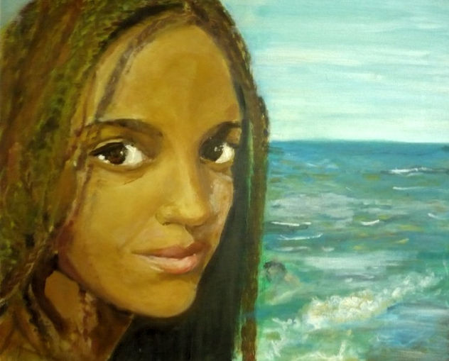 saliendo del mar