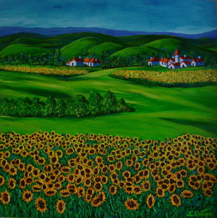 Campo de girasoles