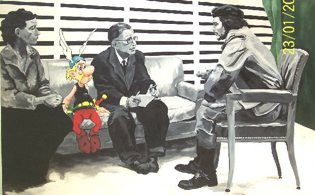Sartre, Simone, Asterix y el Che