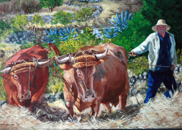 Tío Juan Oil Canvas Animals