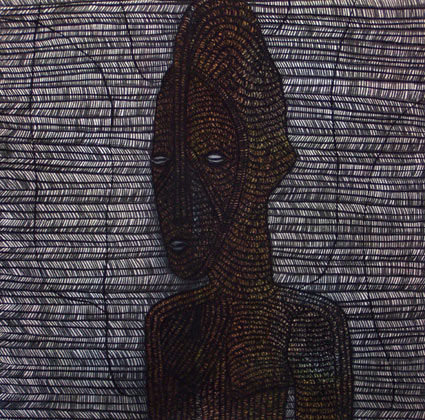 Rostro II (2004). Mixed media Canvas Portrait